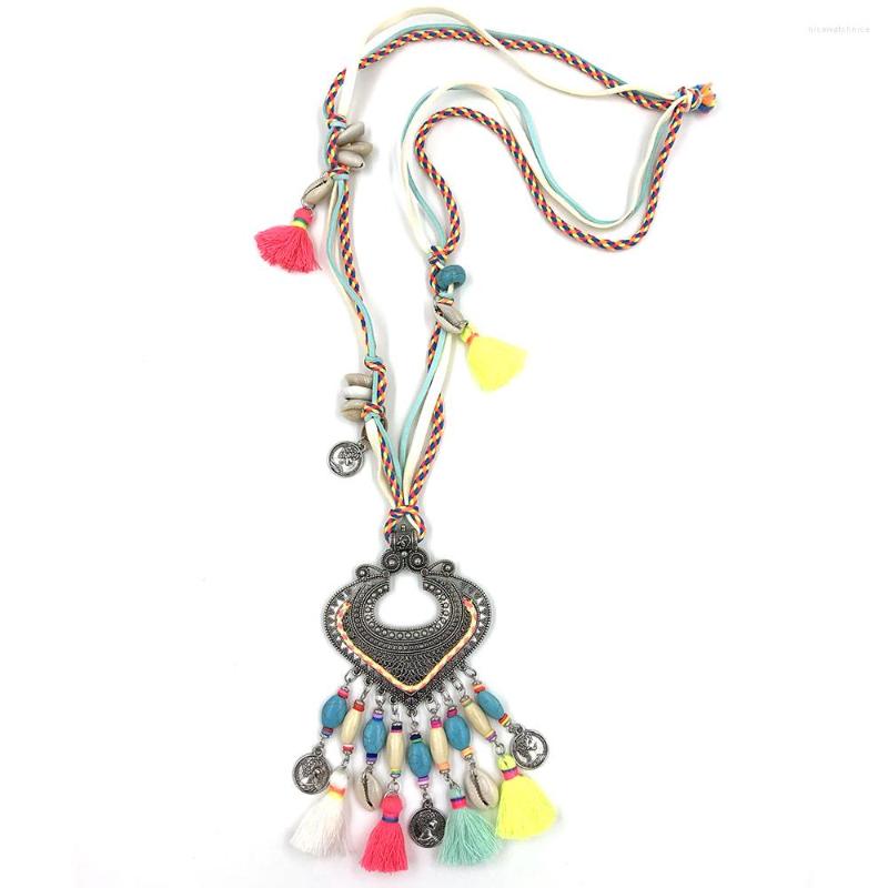 Pendant Necklaces Boho Beaded Tassel Leather Cord Heavier Metal Statement Necklace For Women Bohemian Jewelry
Pendant Necklaces Boho Beaded Tassel Leather Cord Heavier Metal Statement Necklace For Women Bohemian Jewelry
