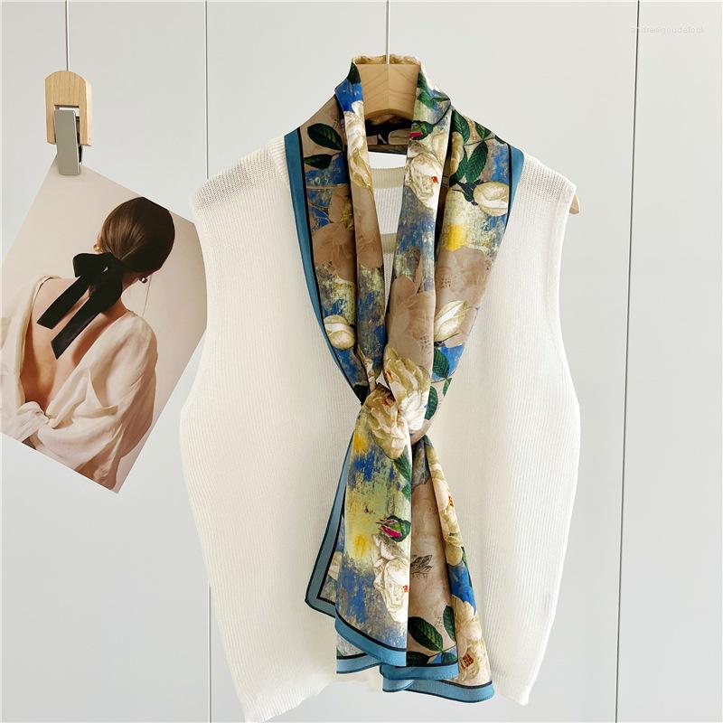 Scarves Silk Scarf Women Scarfs Foulard Female Bandana Shawl Sjaals Brand High Quality Wrap Pashmina Bufandas Hijab
Scarves Silk Scarf Women Scarfs Foulard Female Bandana Shawl Sjaals Brand High Quality Wrap Pashmina Bufandas Hijab