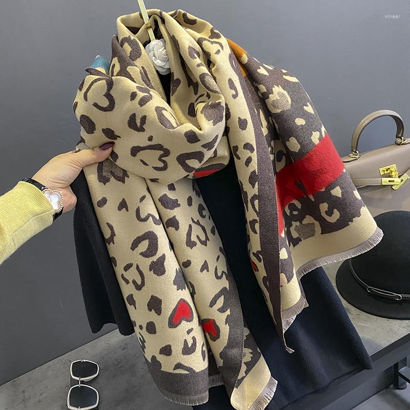 Scarves Winter Scarf Women Cashmere Shawls And Wraps Thick Warm Bufandas Foulard Pashmina Lady Leopard
Scarves Winter Scarf Women Cashmere Shawls And Wraps Thick Warm Bufandas Foulard Pashmina Lady Leopard