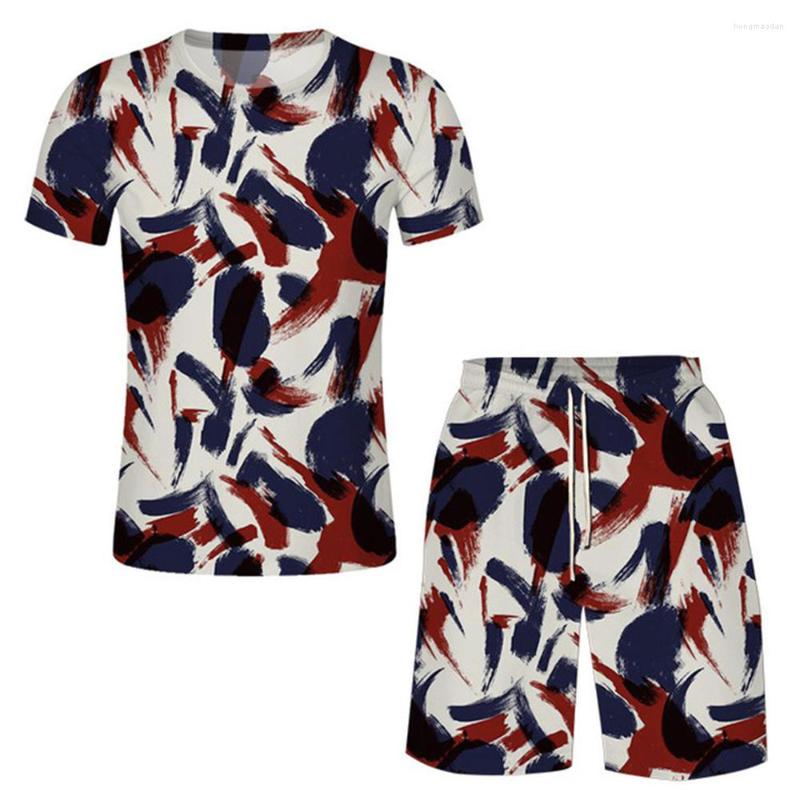 Men's Tracksuits Summer Creative 3D Printed T-shirt Suit Men's Sports Casual Fashion 2-Piece Set Fashionable Short Sleeved Cloth
Men's Tracksuits Summer Creative 3D Printed T-shirt Suit Men's Sports Casual Fashion 2-Piece Set Fashionable Short Sleeved Cloth