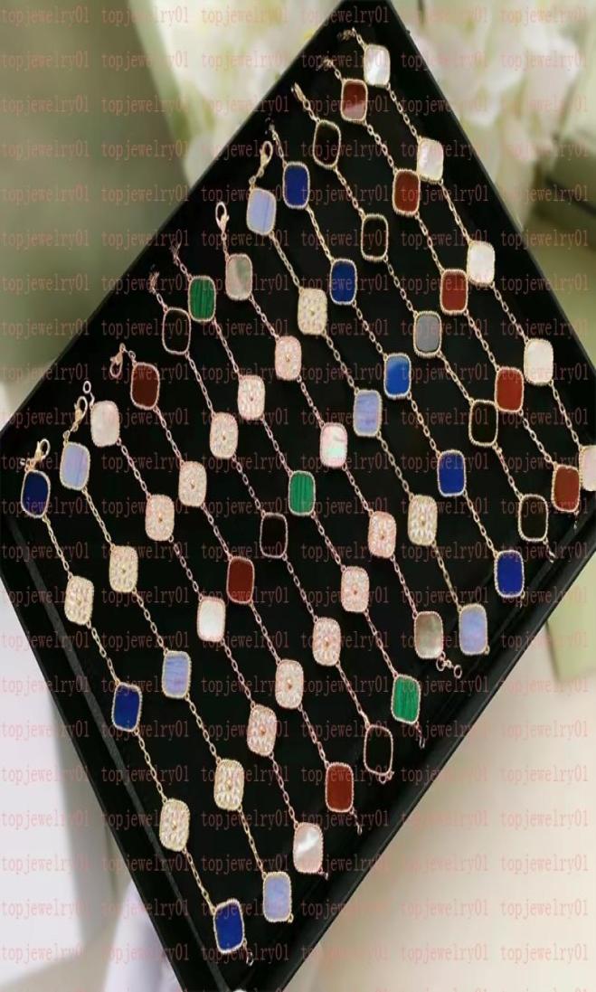 Designer Classic 4Four Leaf Clover Charm Bracelets Bangle Chain 18K Gold Agate Shell MotherofPearl for WomenGirl Wedding Mothe8163559
Designer Classic 4Four Leaf Clover Charm Bracelets Bangle Chain 18K Gold Agate Shell MotherofPearl for WomenGirl Wedding Mothe8163559