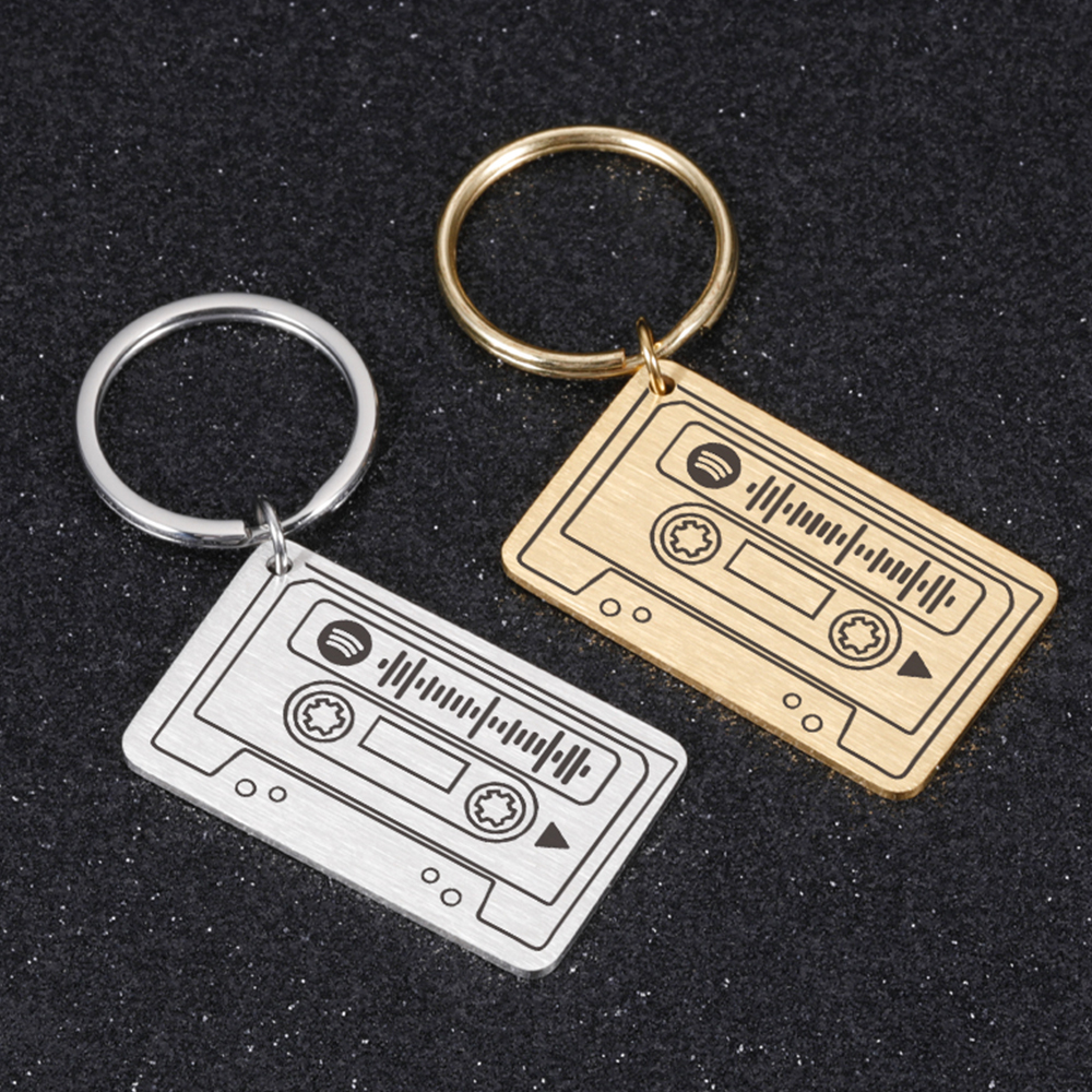 Customized Spotify Scan Code Keychain Pendant Men Women Boys Girls Gift Matte Stainless Steel Keychains Spotify Song Music Code
Customized Spotify Scan Code Keychain Pendant Men Women Boys Girls Gift Matte Stainless Steel Keychains Spotify Song Music Code