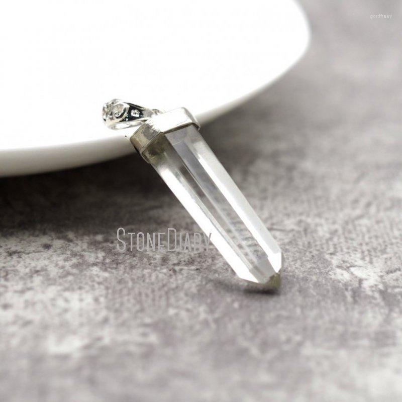 Pendant Necklaces PM28451 10pcs Healing Crystal Clear Quartz Point Silver Cap Hexagon Prism Jewelry
Pendant Necklaces PM28451 10pcs Healing Crystal Clear Quartz Point Silver Cap Hexagon Prism Jewelry