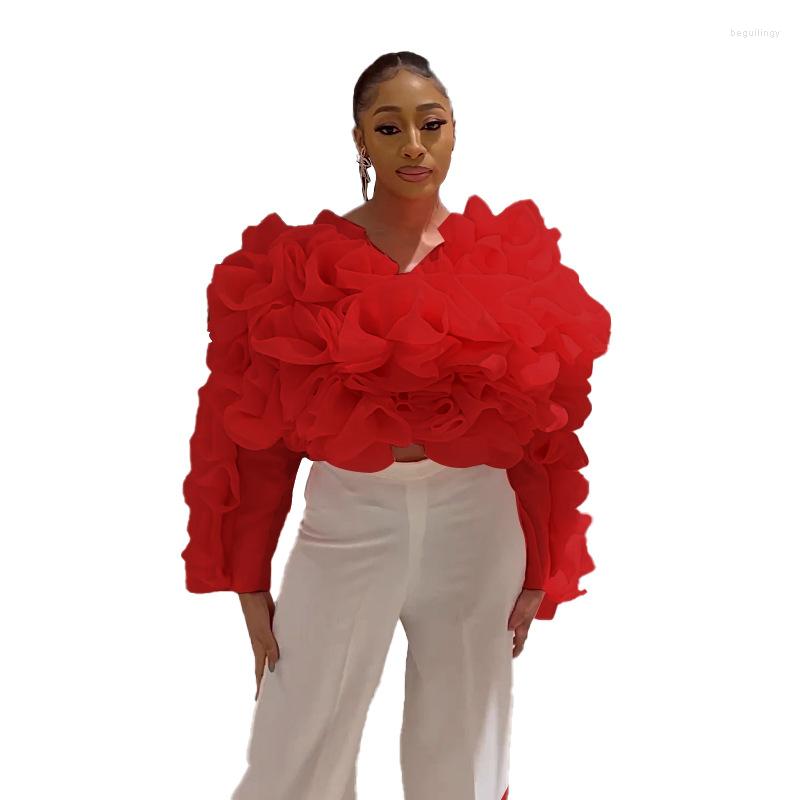 Ethnic Clothing Summer Elegant Style African Women Long Sleeve Polyester Red White Pink T-shirt Tops Clothes
Ethnic Clothing Summer Elegant Style African Women Long Sleeve Polyester Red White Pink T-shirt Tops Clothes