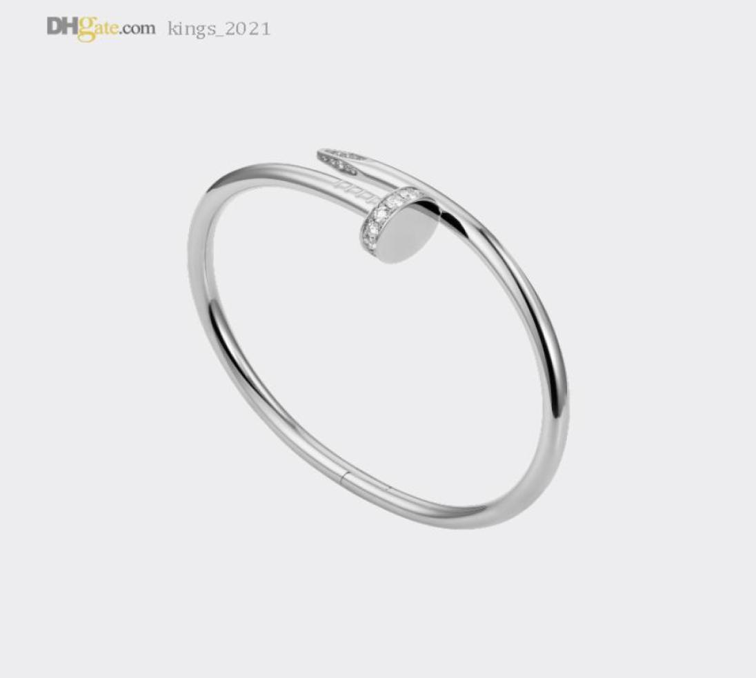 Designer Bracelets Nail Bracelet Carti Classic Bangle Women Silver Diamonds Bracelet Luxury Jewelry Titanium Steel GoldPlated Nev2514306
Designer Bracelets Nail Bracelet Carti Classic Bangle Women Silver Diamonds Bracelet Luxury Jewelry Titanium Steel GoldPlated Nev2514306