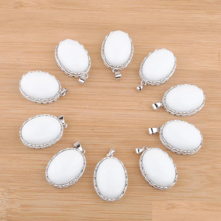 Pendant Necklaces Natural Stone Pendants Oval Bead White Jades Dangle For Necklace Jewelry Making N3327 Drop Delivery Dhfid
Pendant Necklaces Natural Stone Pendants Oval Bead White Jades Dangle For Necklace Jewelry Making N3327 Drop Delivery Dhfid