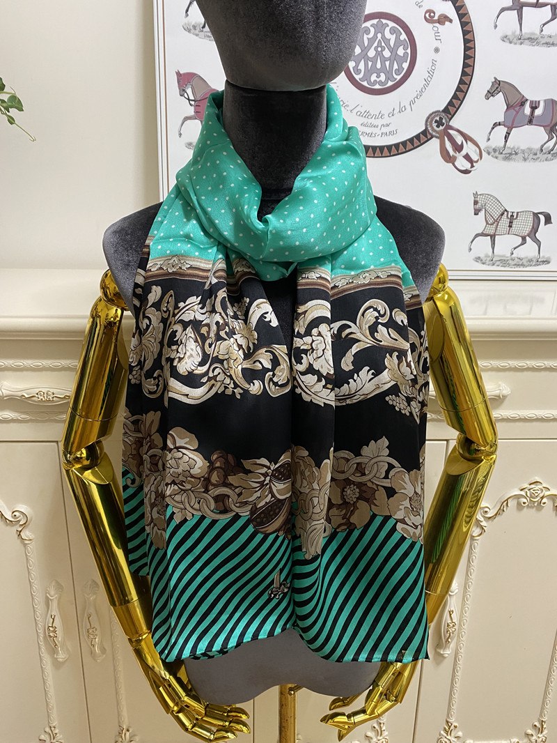 Women's long scarf scarves shawl 100% silk material pint letters dot pattern big size 180cm - 65cm
Women's long scarf scarves shawl 100% silk material pint letters dot pattern big size 180cm - 65cm