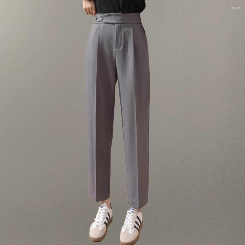 Women's Pants Women Harem 2023 Fashion Ladies Straight High Waist Black Gray Office Suit Female Casual Bottoms
Women's Pants Women Harem 2023 Fashion Ladies Straight High Waist Black Gray Office Suit Female Casual Bottoms