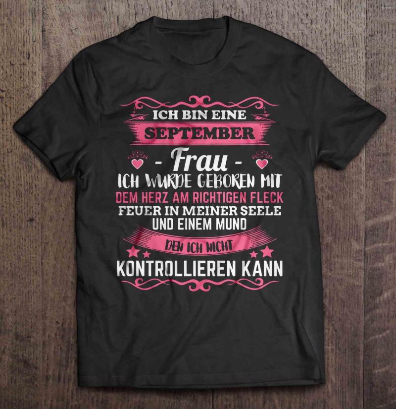 Men' T Shirts Men Shirt Ich Bin Eine September Frau Wurde Geboren Mit Dem Herz Am Richtigen Fleck Women T-shirt, Men-darkpurple
Men' T Shirts Men Shirt Ich Bin Eine September Frau Wurde Geboren Mit Dem Herz Am Richtigen Fleck Women T-shirt, Men-darkpurple