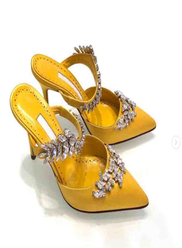 Luxury brands Lurum Sandals slide Shoes For Women Manolos High Heels satin Crystalembellished Satin Mules Sexy Pointed Toe Slippe2268722, Champagne
Luxury brands Lurum Sandals slide Shoes For Women Manolos High Heels satin Crystalembellished Satin Mules Sexy Pointed Toe Slippe2268722, Champagne