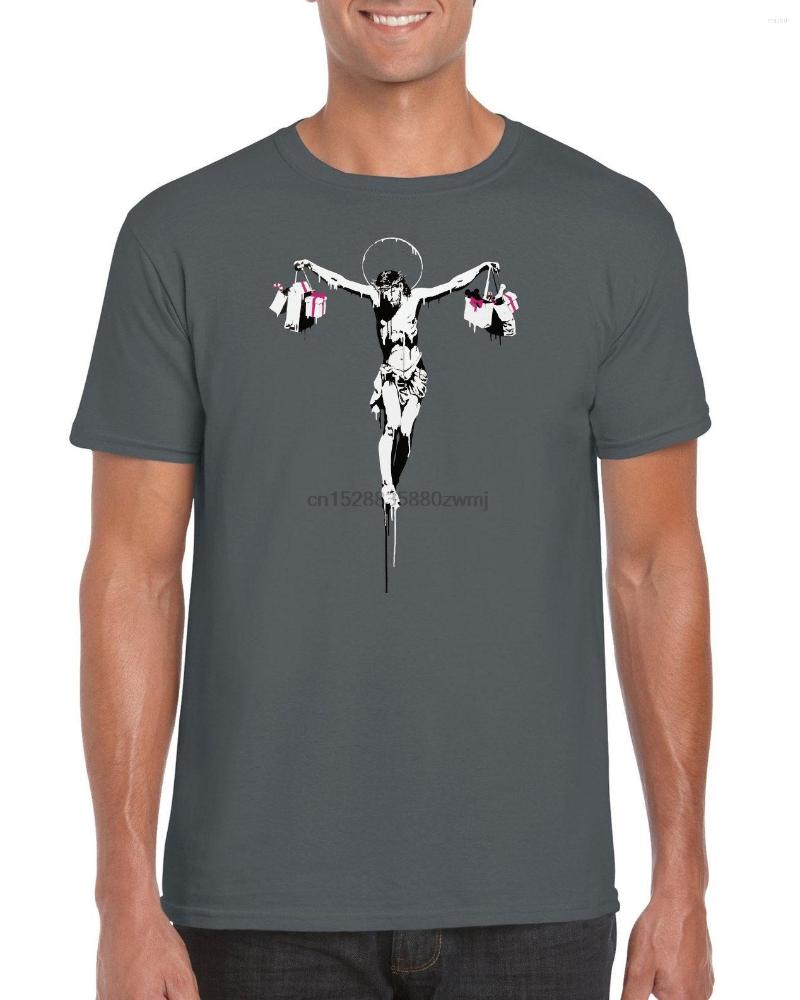 Men's T Shirts Banksy Shopping Jesus Christ Graffiti Modern Art Graphic Shirt Cotton Short Sleeve O-Neck Tops Fashion 2023 S-3XL, New shiryyy177732
Men's T Shirts Banksy Shopping Jesus Christ Graffiti Modern Art Graphic Shirt Cotton Short Sleeve O-Neck Tops Fashion 2023 S-3XL, New shiryyy177732
