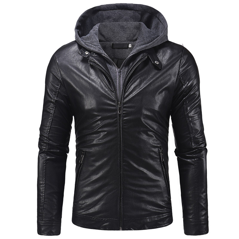 Fashion Mens Warm Jacket Fake Two Zipper Button Decoration Jackets Pocket Trim Long Sleeve Hoodie Outdoor Wear, Black
Fashion Mens Warm Jacket Fake Two Zipper Button Decoration Jackets Pocket Trim Long Sleeve Hoodie Outdoor Wear, Black