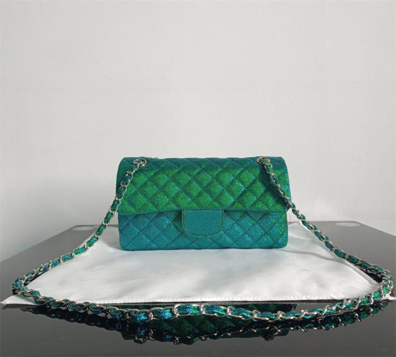 New Classic Double Flap Shiny Quilted Rectangle Bags Purple Gold Green White Silver Metal Hardware Matelasse Chain Crossbody Shoul3915567, Dark grey
New Classic Double Flap Shiny Quilted Rectangle Bags Purple Gold Green White Silver Metal Hardware Matelasse Chain Crossbody Shoul3915567, Dark grey