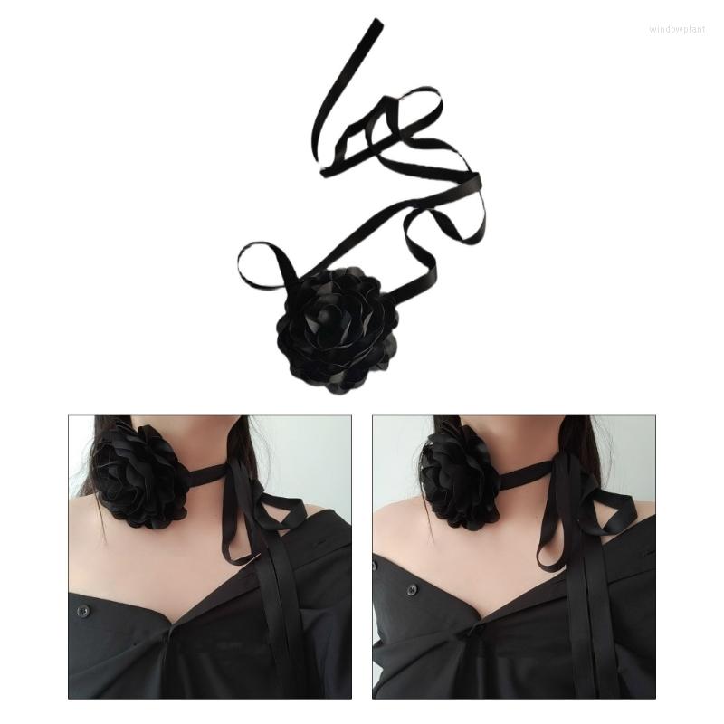 Choker Bohemian Exaggerated Black Lacing Flowers Necklace Retro Elegant Clavicle Chain Novel Delicate Neck For Women
Choker Bohemian Exaggerated Black Lacing Flowers Necklace Retro Elegant Clavicle Chain Novel Delicate Neck For Women