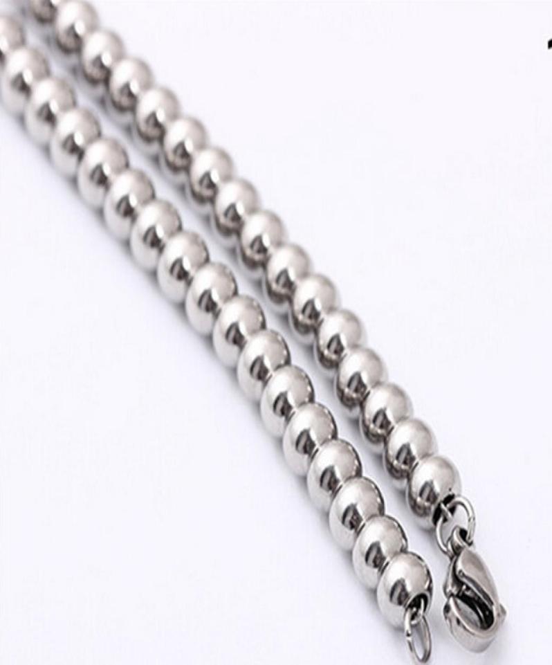Pure Handmade Jewelry Stainless Steel men039s Boys women Fashion Necklace Solid Ball Bead chain silver tone 6mm 8mm4mm wide c1238529
Pure Handmade Jewelry Stainless Steel men039s Boys women Fashion Necklace Solid Ball Bead chain silver tone 6mm 8mm4mm wide c1238529
