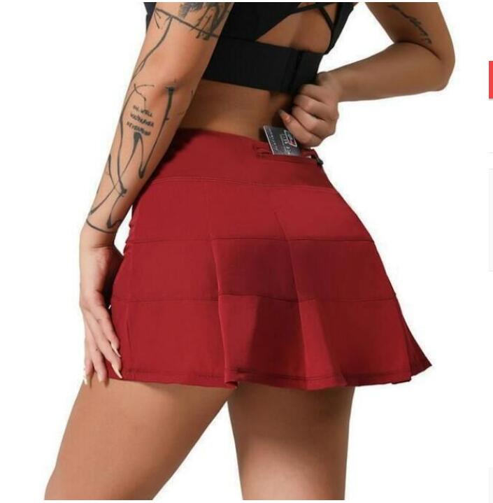 Hot Yoga Running Pleated Sports Skirt L-199 Breathable Fitness Tennis Skirt Double-layer Anti-exposure Breathable Sexy Gym Women Skirts1, Niu blue
Hot Yoga Running Pleated Sports Skirt L-199 Breathable Fitness Tennis Skirt Double-layer Anti-exposure Breathable Sexy Gym Women Skirts1, Niu blue