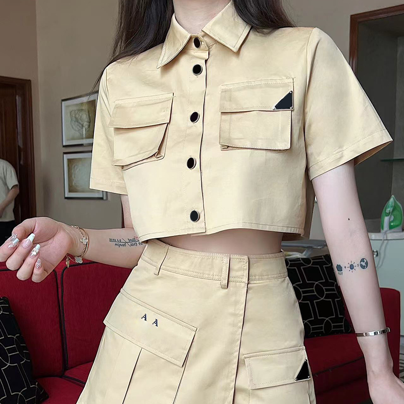 Big Pocket Designer Tops Pants Summer Short Sleeveless Shirt Dress 2 Colors Brand Tracksuit Luxurry Street Style Shirts Shorts, Black
Big Pocket Designer Tops Pants Summer Short Sleeveless Shirt Dress 2 Colors Brand Tracksuit Luxurry Street Style Shirts Shorts, Black