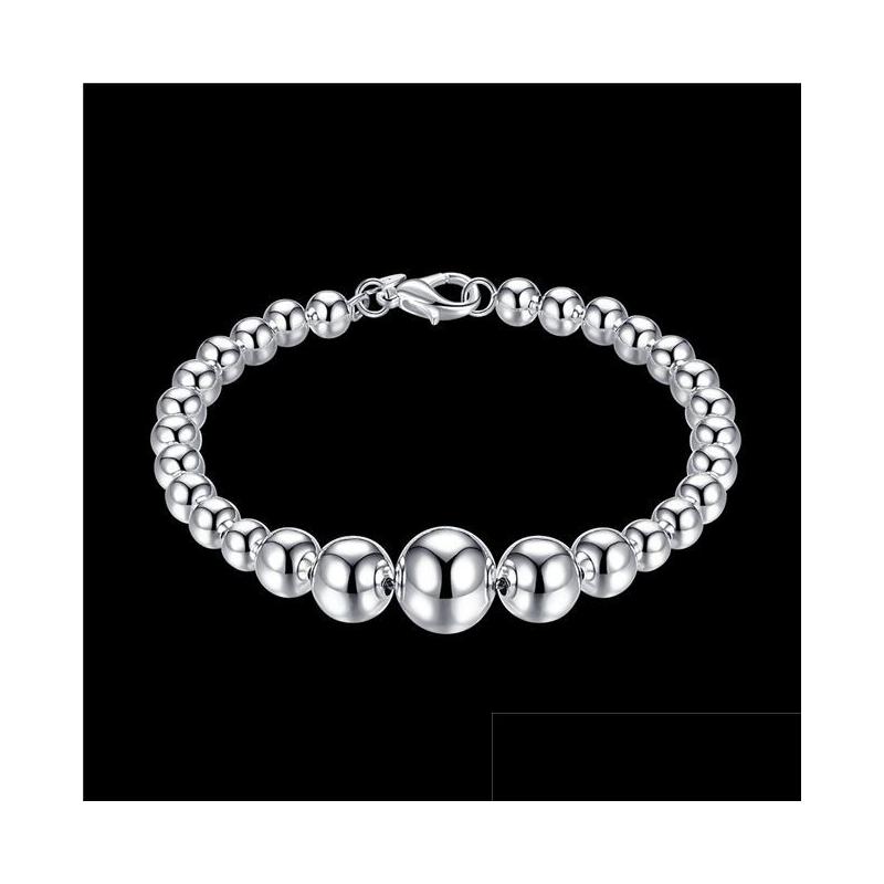 Beaded Sterling Sier Plated Large And Small Beads Strands Bracelet Gssb165 Fashion 925 Plate Jewelry Bracelets Drop Delivery Dh3Hc
Beaded Sterling Sier Plated Large And Small Beads Strands Bracelet Gssb165 Fashion 925 Plate Jewelry Bracelets Drop Delivery Dh3Hc