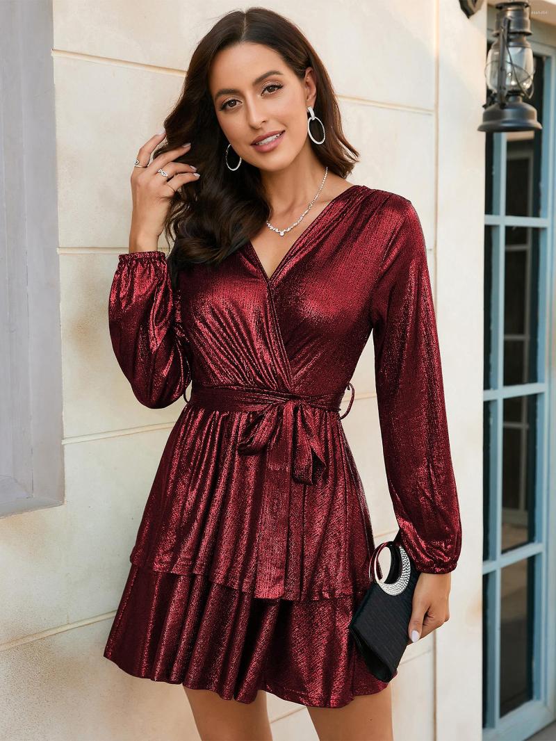 Casual Dresses GPBD 2023 Fashion Long Sleeve Deep V Dress Pure Color Zipper Mini Short Women High Street Style, Blue
Casual Dresses GPBD 2023 Fashion Long Sleeve Deep V Dress Pure Color Zipper Mini Short Women High Street Style, Blue