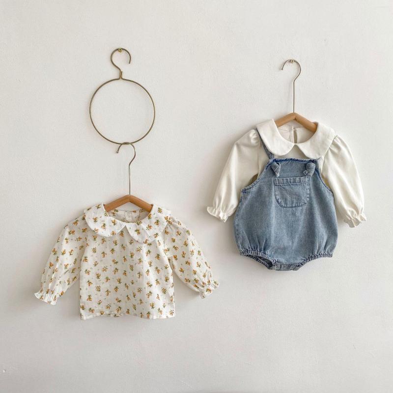 Clothing Sets Girl Baby Sweet Floral Peter Collar Tops Cotton Long Sleeves T-shirt Toddler Denim Sling Bodysuit Spring Autumn Kids Clothes, Floral tops
Clothing Sets Girl Baby Sweet Floral Peter Collar Tops Cotton Long Sleeves T-shirt Toddler Denim Sling Bodysuit Spring Autumn Kids Clothes, Floral tops