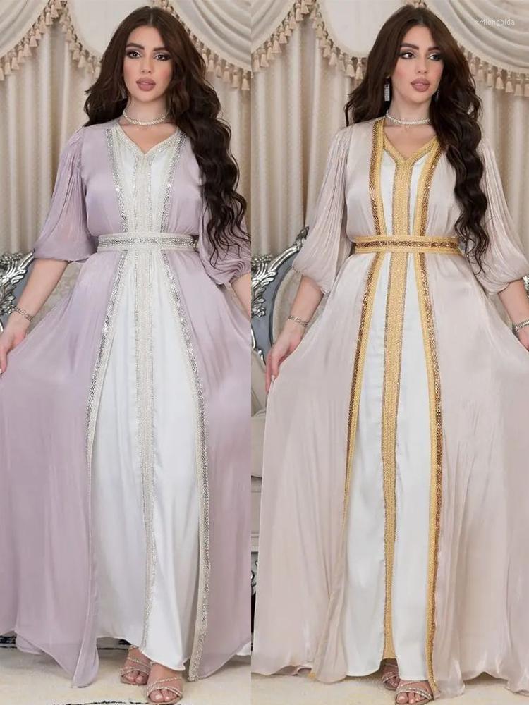 Ethnic Clothing Eid Morocco Party Dress Women Abaya 3 Piece Set Ramadan Prayer Muslim Kaftans Evening Long Dresses Robe Vestidos Abayas
Ethnic Clothing Eid Morocco Party Dress Women Abaya 3 Piece Set Ramadan Prayer Muslim Kaftans Evening Long Dresses Robe Vestidos Abayas