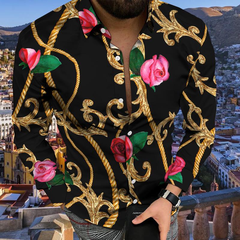 Men's Casual Shirts 2023 High-quality European And American Men's Fashion Printed Shirt Single-breasted Cardigan Long-sleeved Man, Ttb110-318-mb2-k
Men's Casual Shirts 2023 High-quality European And American Men's Fashion Printed Shirt Single-breasted Cardigan Long-sleeved Man, Ttb110-318-mb2-k