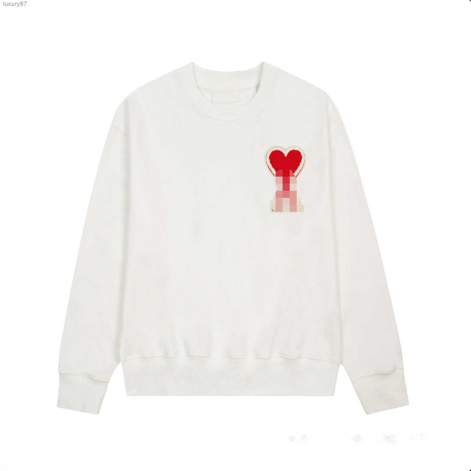 Hoodie Male and Female Designer Amis Paris Hooded Quality Sweater Embroidered Red Love Winter Round Neck Jumper Couple Sweatshirts Cw
Hoodie Male and Female Designer Amis Paris Hooded Quality Sweater Embroidered Red Love Winter Round Neck Jumper Couple Sweatshirts Cw