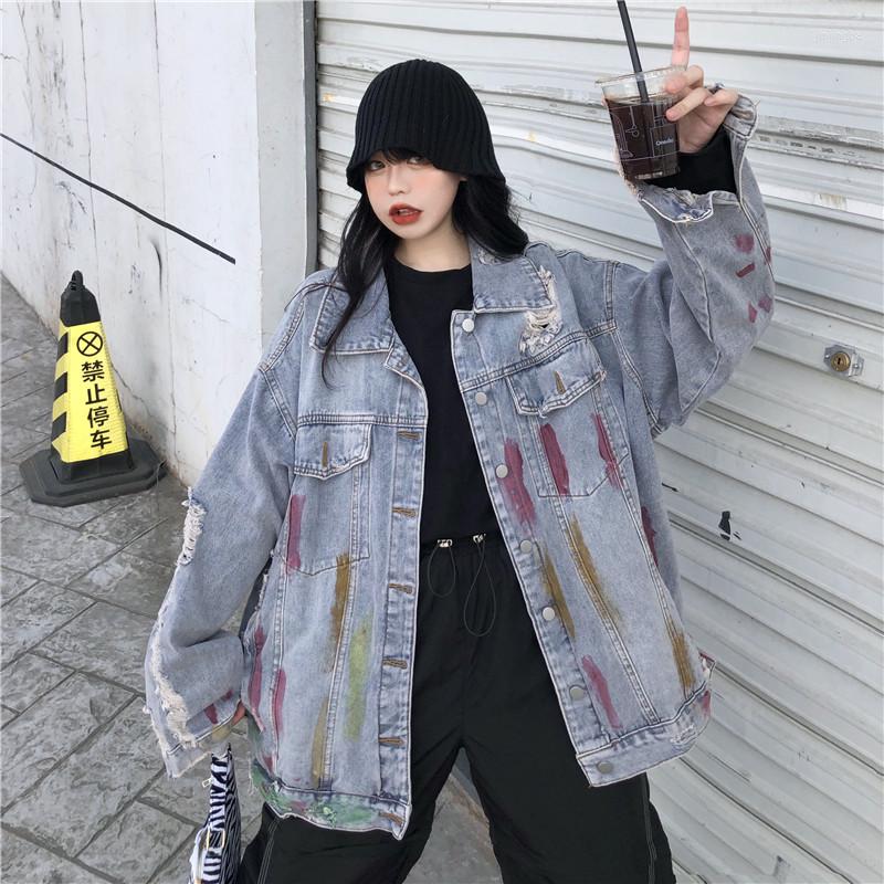Women's Jackets 2023 Denim Jacket For Women Vintage Design Feeling Graffiti Hole Loose, Picture color
Women's Jackets 2023 Denim Jacket For Women Vintage Design Feeling Graffiti Hole Loose, Picture color