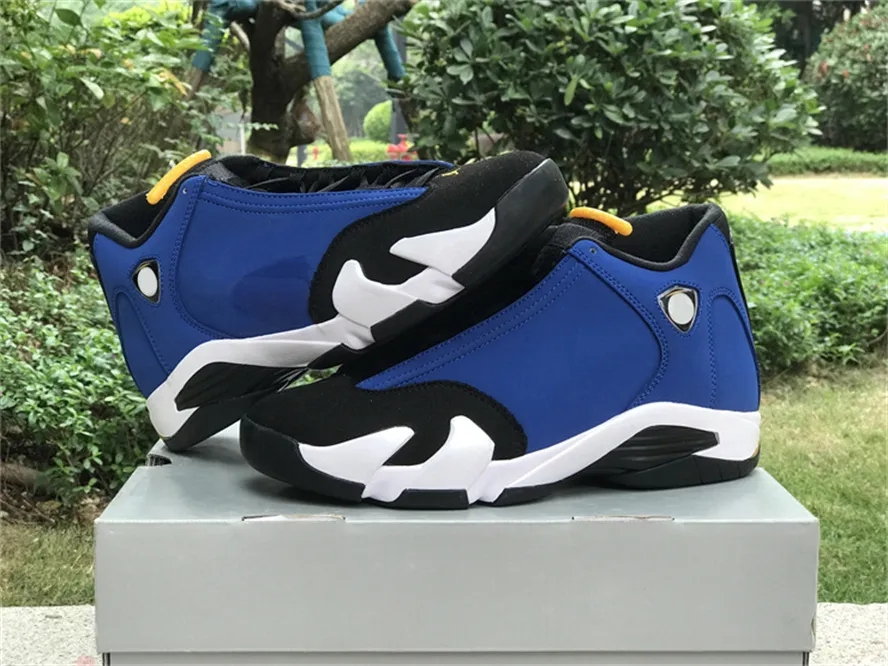 Basketball Shoes Sandals Designer 14 Laney Varsity Royal Black Maize White Men Women Sports Sneakers Original Size Us7-13 487471-407