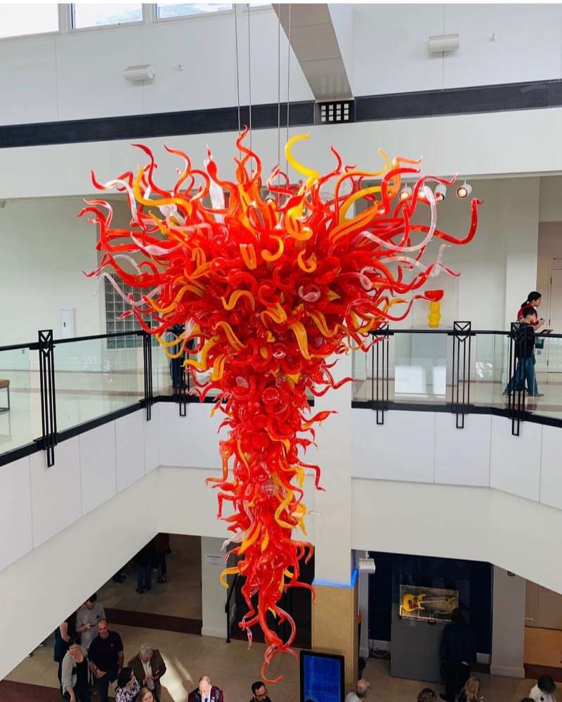 Contemporary Decorative Chandelier Light Hotel Lobby Colorful Hanging Blown Glass Cheap Pendant Lamps
Contemporary Decorative Chandelier Light Hotel Lobby Colorful Hanging Blown Glass Cheap Pendant Lamps