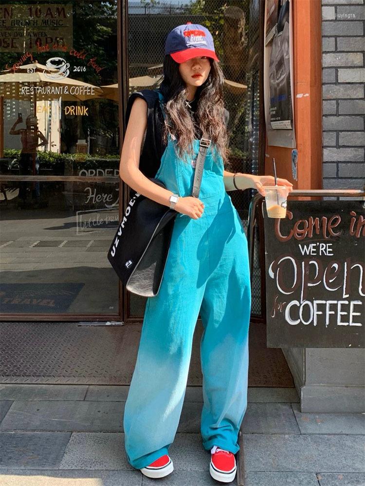 Women' Jeans Denim Jumpsuits Women Washed Panelled Streetwear Y2k Clothes Vintage Retro Wide Leg Baggy Harajuku Summer College Mujer, Blue-green
Women' Jeans Denim Jumpsuits Women Washed Panelled Streetwear Y2k Clothes Vintage Retro Wide Leg Baggy Harajuku Summer College Mujer, Blue-green