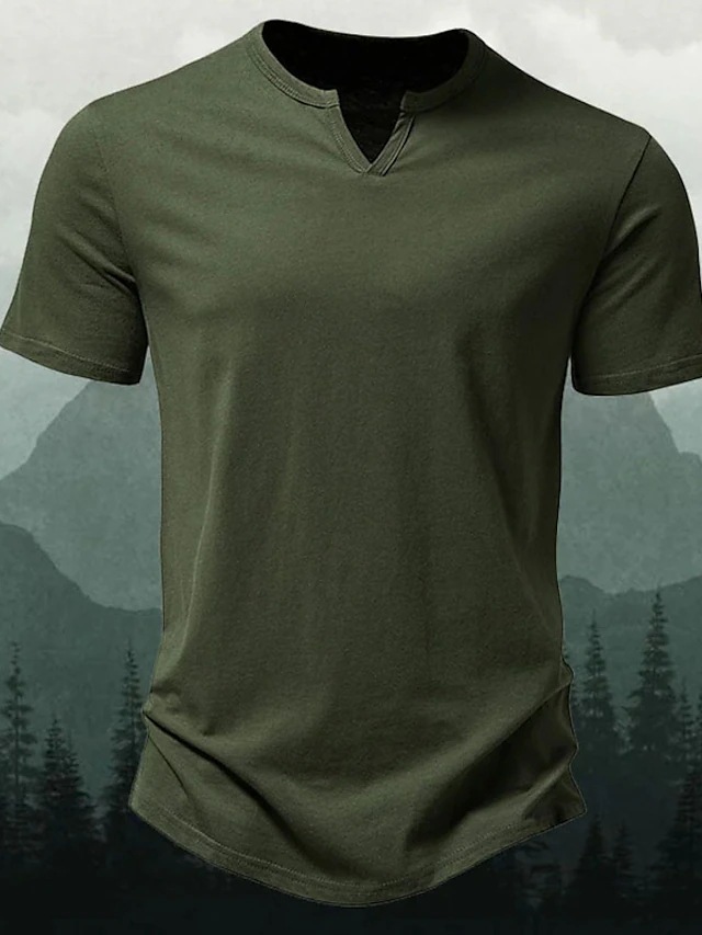 Mens t Shirts Casual Slim Fit Sports Shirt Summer Short Sleeve v Neck Skinny Stretch Tees Leisure Men Clothes Streetwear Pullover Tops