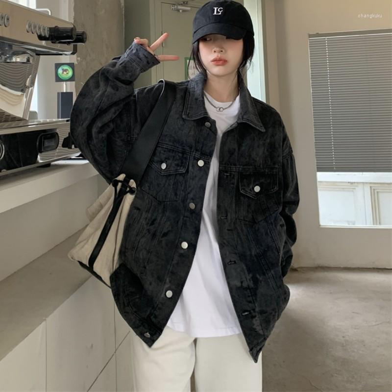 Women's Jackets 2023 Autumn Coat For Women Fat Mm Washing Tie-dyed Leisure Time Chaopai Street Loose, Black
Women's Jackets 2023 Autumn Coat For Women Fat Mm Washing Tie-dyed Leisure Time Chaopai Street Loose, Black