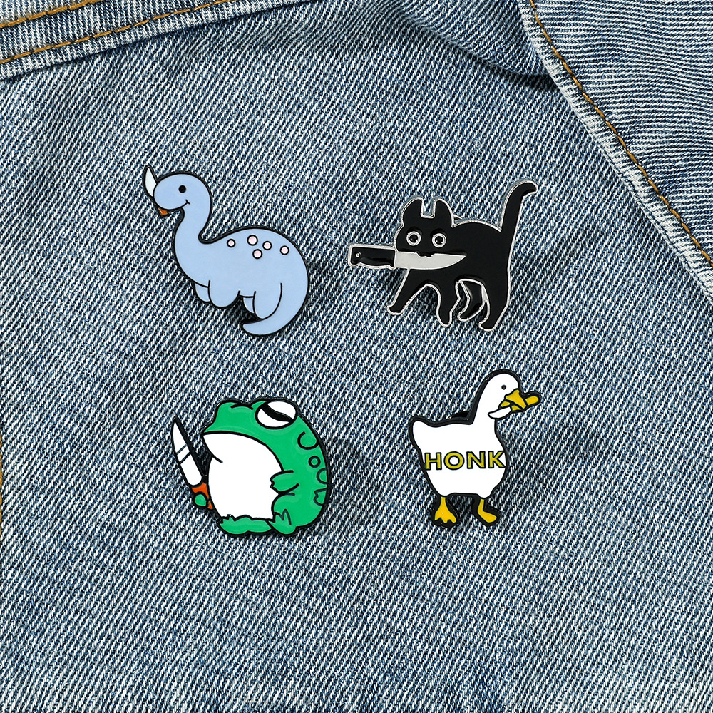 animal knife brooch Cute Anime Movies Games Hard Enamel Pins Collect Metal Cartoon Brooch Backpack Hat Bag Collar Lapel Badges
animal knife brooch Cute Anime Movies Games Hard Enamel Pins Collect Metal Cartoon Brooch Backpack Hat Bag Collar Lapel Badges