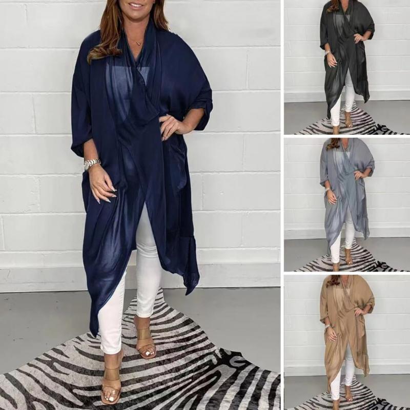 Women's Blouses Summer Women Cardigan Top Fashion Loose V-Neck Sunscreen Long Coat Streetwear Women's Clothing For Daily Wear, Khaki
Women's Blouses Summer Women Cardigan Top Fashion Loose V-Neck Sunscreen Long Coat Streetwear Women's Clothing For Daily Wear, Khaki