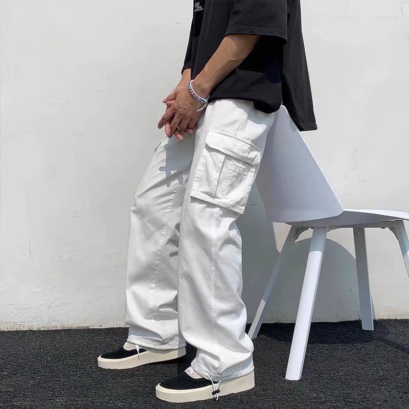 Men's Pants Multi-Pocket Boys' Work Trousers Wide-Legged Trendy Straight Casual Autumn Sports Basketball, Black
Men's Pants Multi-Pocket Boys' Work Trousers Wide-Legged Trendy Straight Casual Autumn Sports Basketball, Black