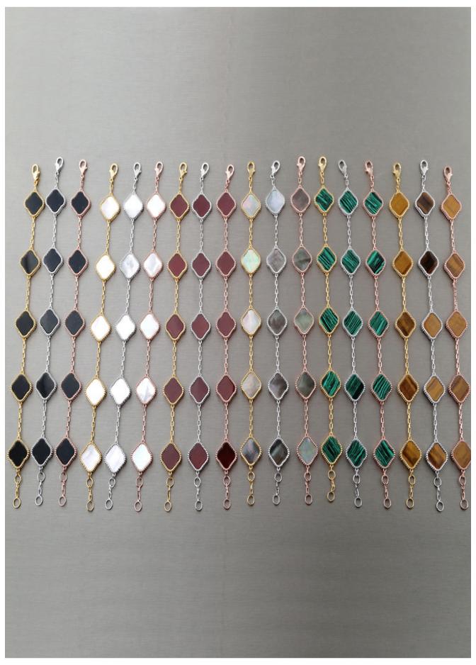Charm Bracelets Clover Bracelets Womens Bracelet Chain Personalised Bangle Links Silver Braclets Partner Armband Real Gold Bangles4994752
Charm Bracelets Clover Bracelets Womens Bracelet Chain Personalised Bangle Links Silver Braclets Partner Armband Real Gold Bangles4994752