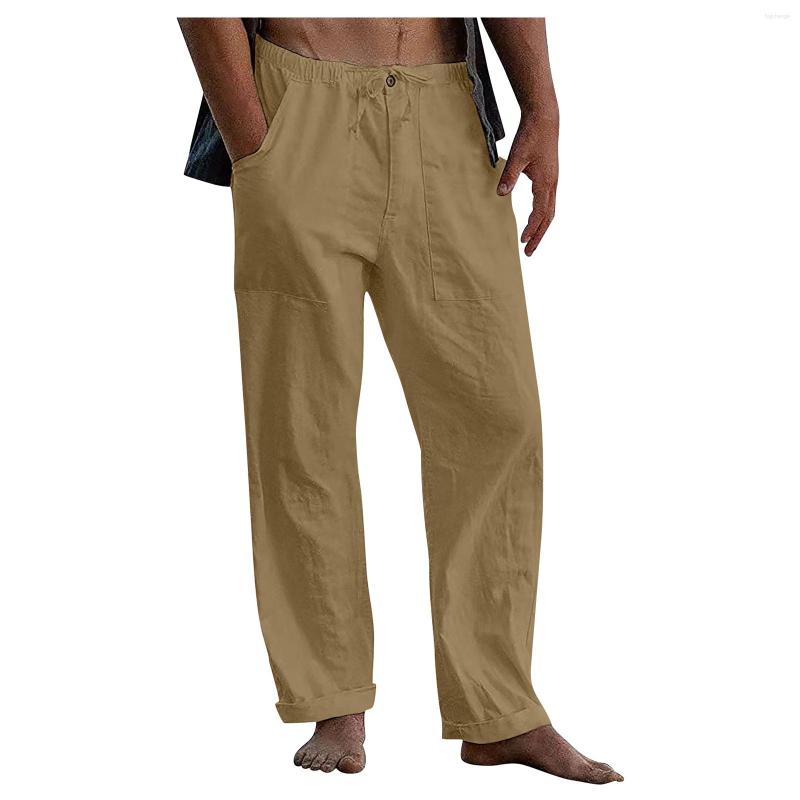 Men's Pants Large Size Men's Casual Cotton Linen Male Summer Breathable Solid Color Trousers Sports Fitness Streetwear S-5XL, Brown
Men's Pants Large Size Men's Casual Cotton Linen Male Summer Breathable Solid Color Trousers Sports Fitness Streetwear S-5XL, Brown