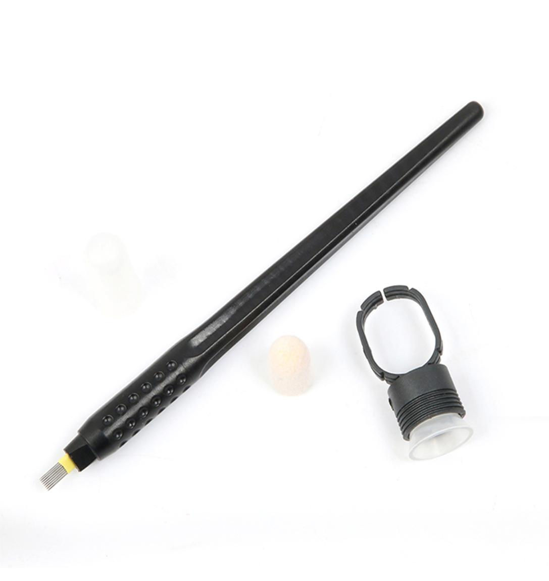 Black Disposable Microblading eyebrow tattoo Pen With 18U15M1PCD14 Needles Eyebrow Blade Manual Microblade Needle1992396
Black Disposable Microblading eyebrow tattoo Pen With 18U15M1PCD14 Needles Eyebrow Blade Manual Microblade Needle1992396