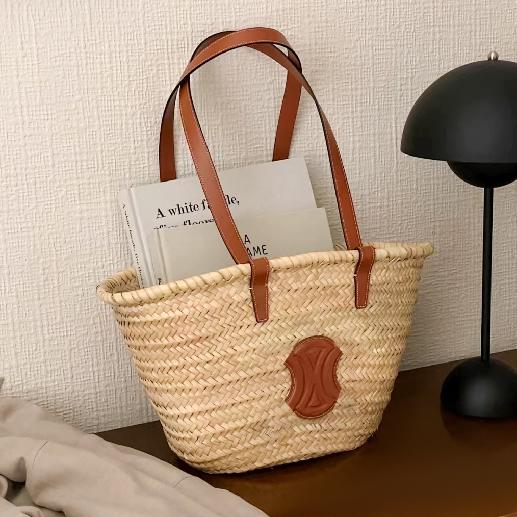 Mens TRIOMPHE basket clutch Bag Women purse handbag summer Beach bags Designer Raffia Crossbody Large shopping bags luxury tote Straw weave bucket hobo Shoulder bag, 1-brown
Mens TRIOMPHE basket clutch Bag Women purse handbag summer Beach bags Designer Raffia Crossbody Large shopping bags luxury tote Straw weave bucket hobo Shoulder bag, 1-brown