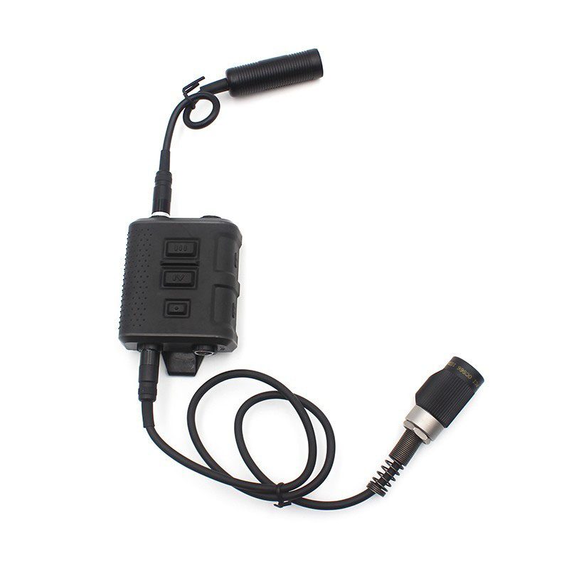 PTT V60 V20 Tactical Transmitter Receiver Connector For AMP Headset Comtac3 HeadSet 6 PIN Adapter Cable KN6 To U174/U Set
