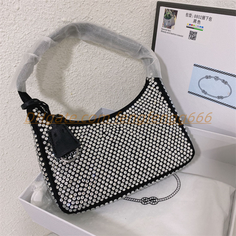 Designer Women Luxurys Bagsdesigner Shoulder Bags Fashion Diamonds Bags totes Cross body purse Hobo handbags Rhinestone Solid color Fashions Totes Clutch Bags, 1 - black+white
Designer Women Luxurys Bagsdesigner Shoulder Bags Fashion Diamonds Bags totes Cross body purse Hobo handbags Rhinestone Solid color Fashions Totes Clutch Bags, 1 - black+white
