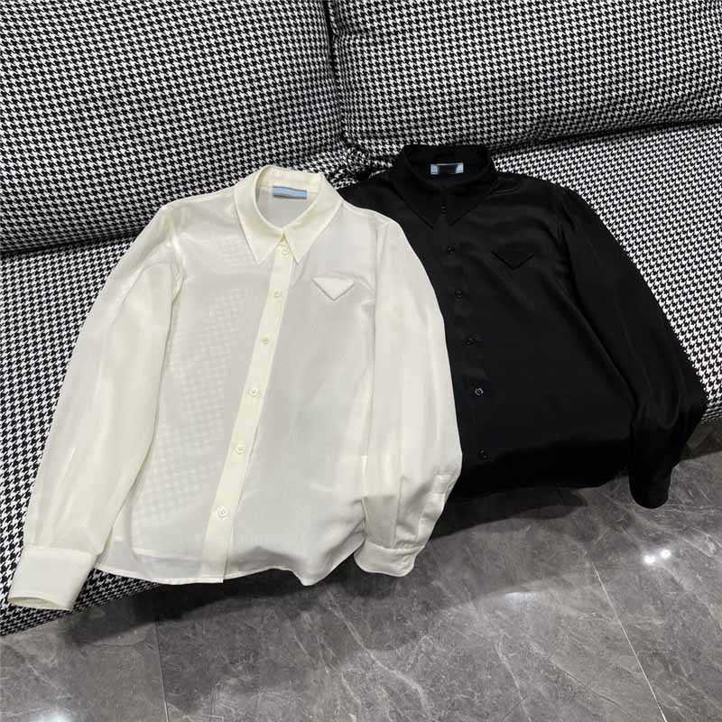 Women' Blouses & Shirts designer New Comfortable Single breasted Polo Collar Small Fresh Temperament Commuting Solid Color Triangle Pattern Silk Lining 5DM0, Milky white
Women' Blouses & Shirts designer New Comfortable Single breasted Polo Collar Small Fresh Temperament Commuting Solid Color Triangle Pattern Silk Lining 5DM0, Milky white