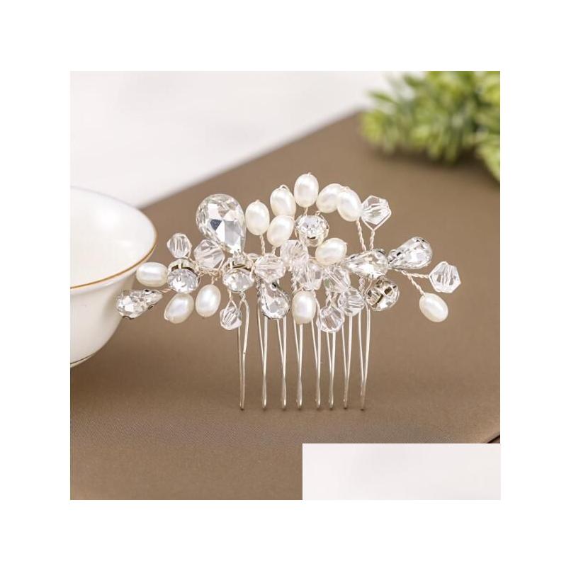 Wedding Hair Jewelry Sier Color Combs Pearls Crystal Ornaments Handmade Bridal Women Headpiece Accessories Drop Delivery Hairjewelry Dhxan
Wedding Hair Jewelry Sier Color Combs Pearls Crystal Ornaments Handmade Bridal Women Headpiece Accessories Drop Delivery Hairjewelry Dhxan