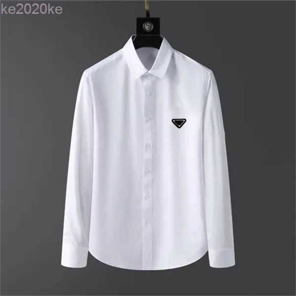 Fashion Designers Mens casual shirts quality business tees classic long Sleeve Shirt solid color letter badge spring autumn decoration blouse size SMLX I2W6, 11
Fashion Designers Mens casual shirts quality business tees classic long Sleeve Shirt solid color letter badge spring autumn decoration blouse size SMLX I2W6, 11