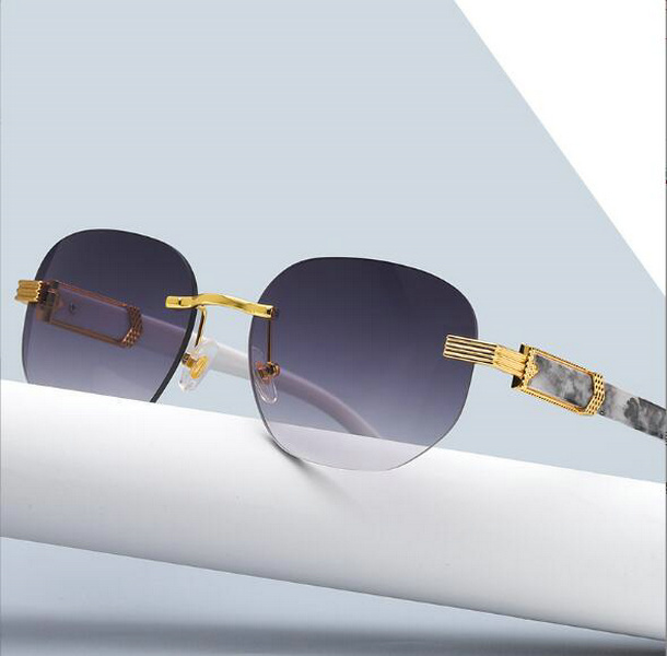 New marbling style superclear decoration women's sunglass rimless glasses personality men's beach travel discoloration sunglasses mix colors
New marbling style superclear decoration women's sunglass rimless glasses personality men's beach travel discoloration sunglasses mix colors
