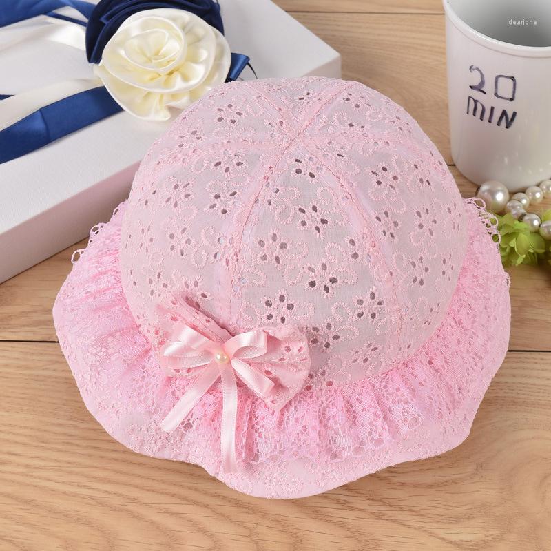 Hats Cute Lace Breathable Baby Sun Hat Summer Bucket Cap Bow-knot Basin Sweet Girls Sunshade Toddler Caps Children Visor
Hats Cute Lace Breathable Baby Sun Hat Summer Bucket Cap Bow-knot Basin Sweet Girls Sunshade Toddler Caps Children Visor