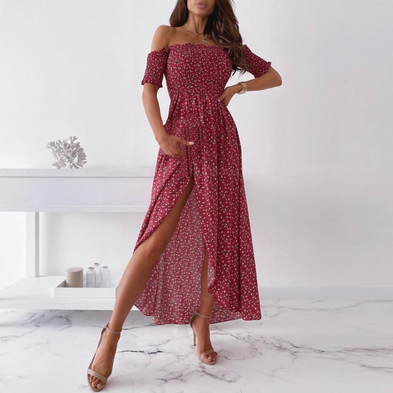 Casual Dresses Summer Spring For Women 2023 Plus Size Off Shoulder Sleeveless Floral Print High Slit Midi Dress Free Shiping, Blue
Casual Dresses Summer Spring For Women 2023 Plus Size Off Shoulder Sleeveless Floral Print High Slit Midi Dress Free Shiping, Blue