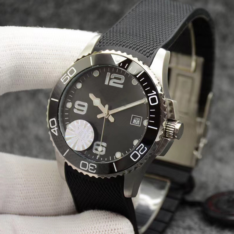 4 Colours Mens AAA Watch luxury watches Black case dial ceramic bezel Automatic Mechanical rubber strap Fashion Sport Self-wind Watches Wristwatches, Only box and papers
4 Colours Mens AAA Watch luxury watches Black case dial ceramic bezel Automatic Mechanical rubber strap Fashion Sport Self-wind Watches Wristwatches, Only box and papers