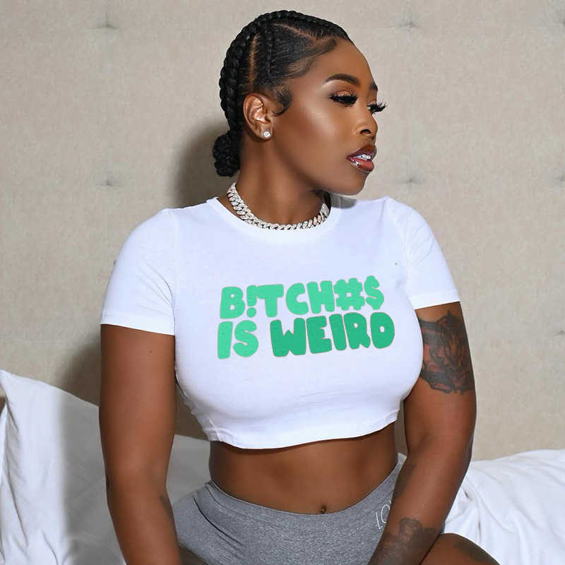 women cotton blouse 2023 summer Kasilo Apparel Womens Letter Printing T-shirt Top fashion shirts